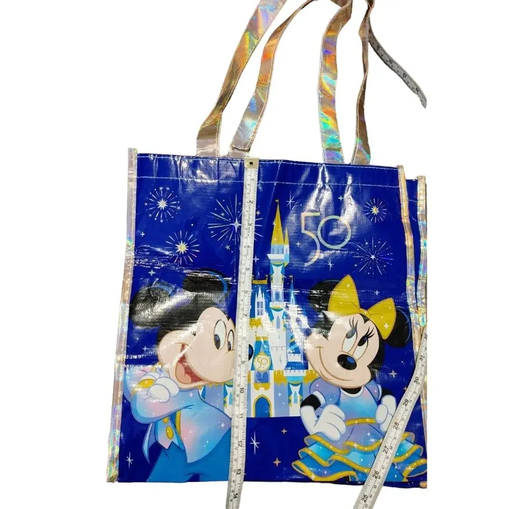 Walt Disney World 50th Anniversary Reusable Tote Bag Lightweight Medium Bag NWT